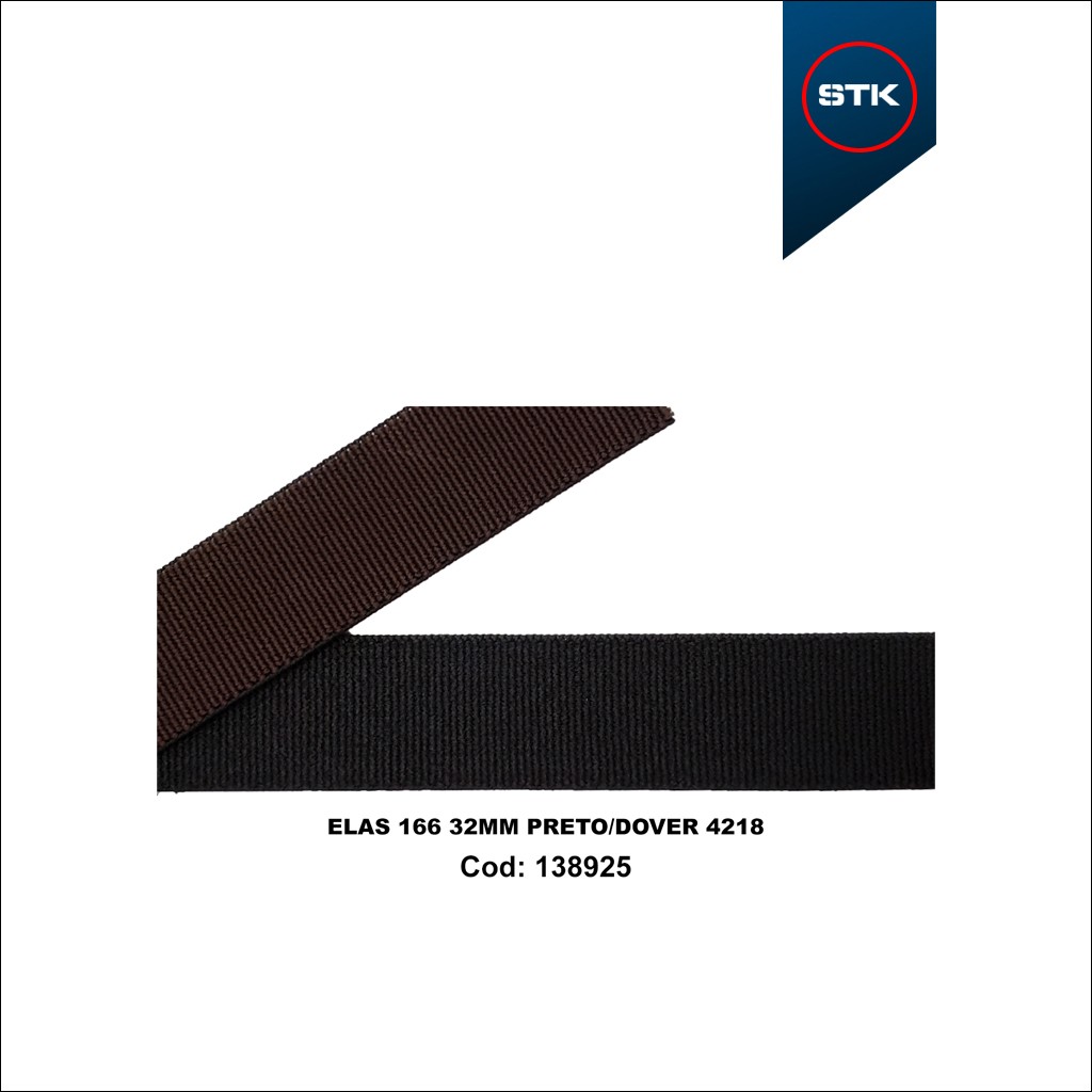 ELÁSTICO STK 673 32MM PRETO / DOVER