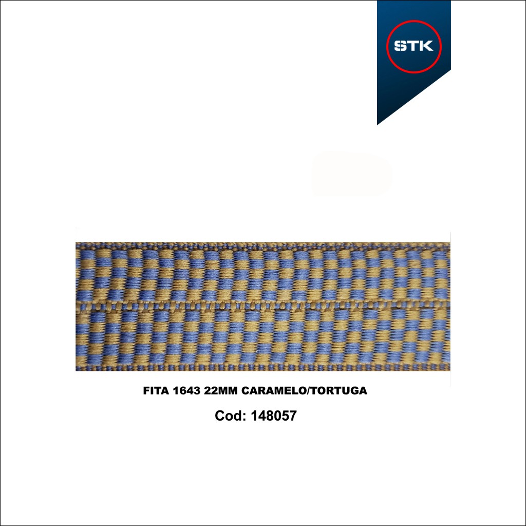 FITA 1643 22MM CARAMELO / TORTUGA