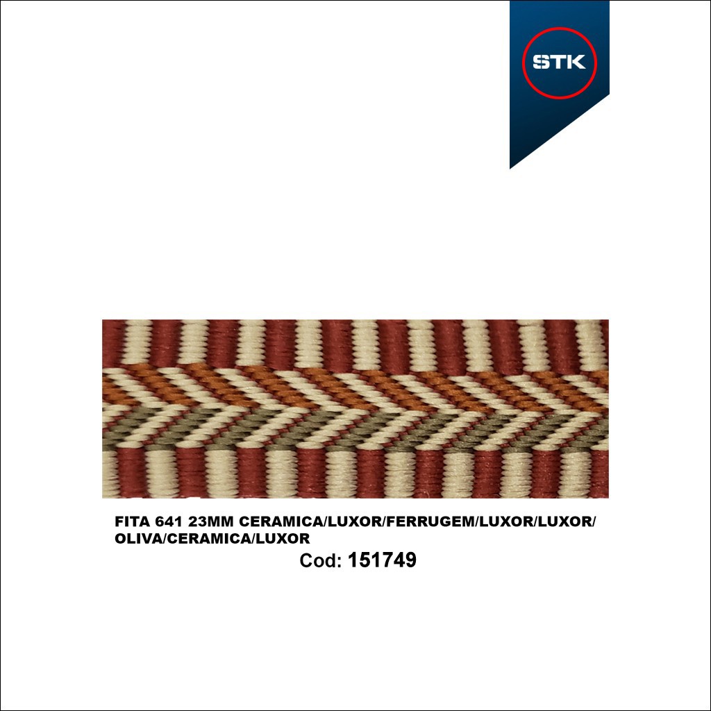 FITA 641 23MM CERAMICA / LUXOR / FERRUGEM...