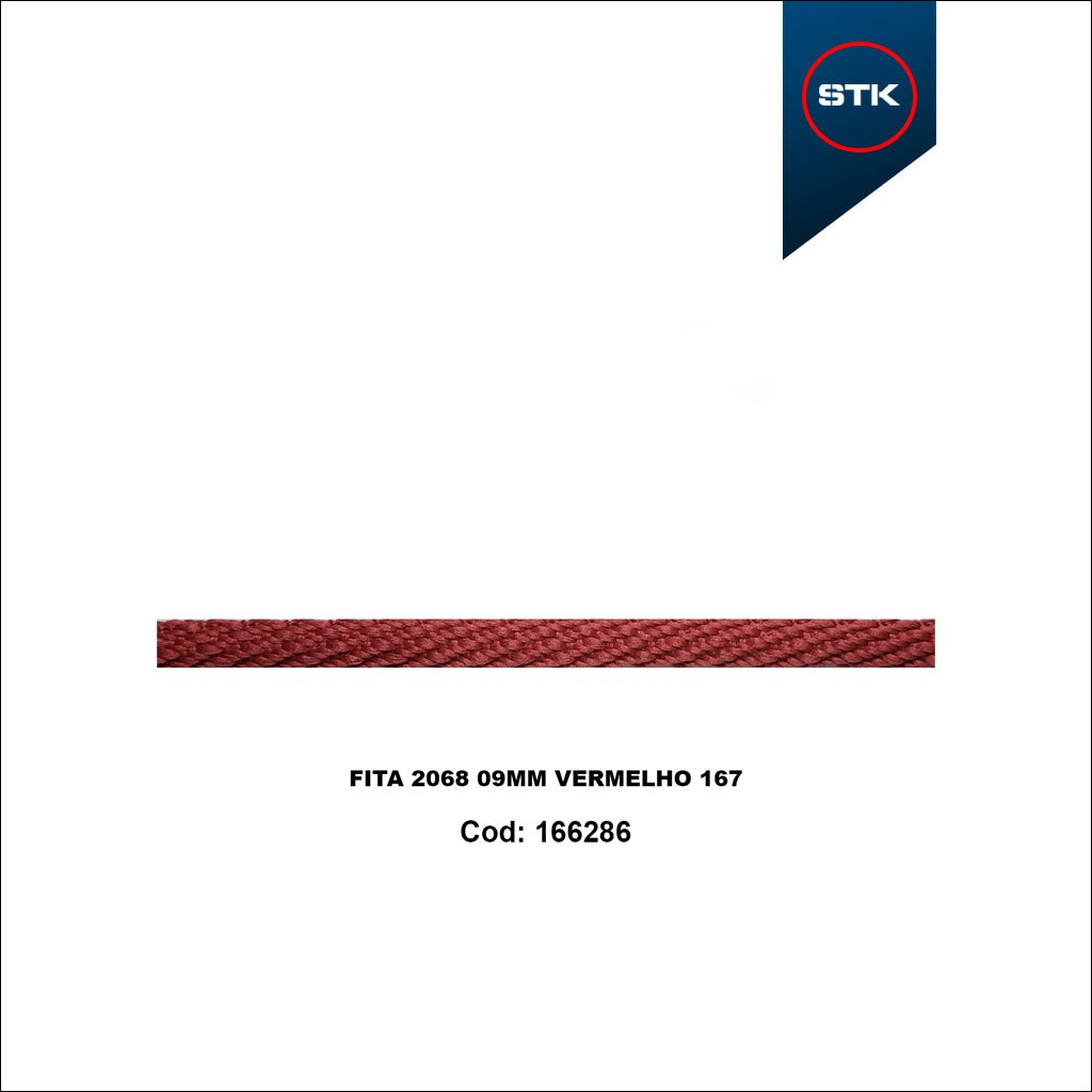 FITA 2068 09MM VERMELHO 167