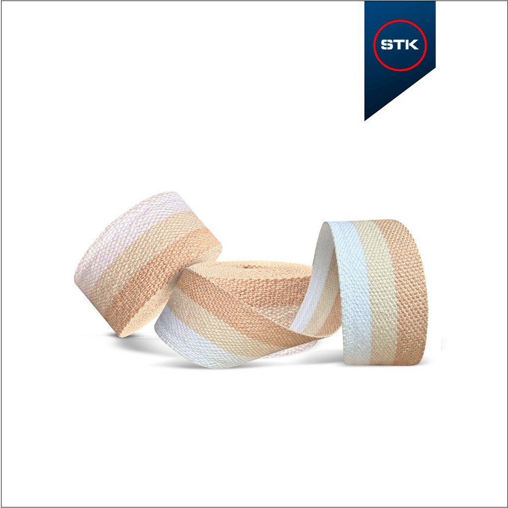 FITA STK 1862 25MM BRANCO / PERGAMINHO / BONO (8/9/8)