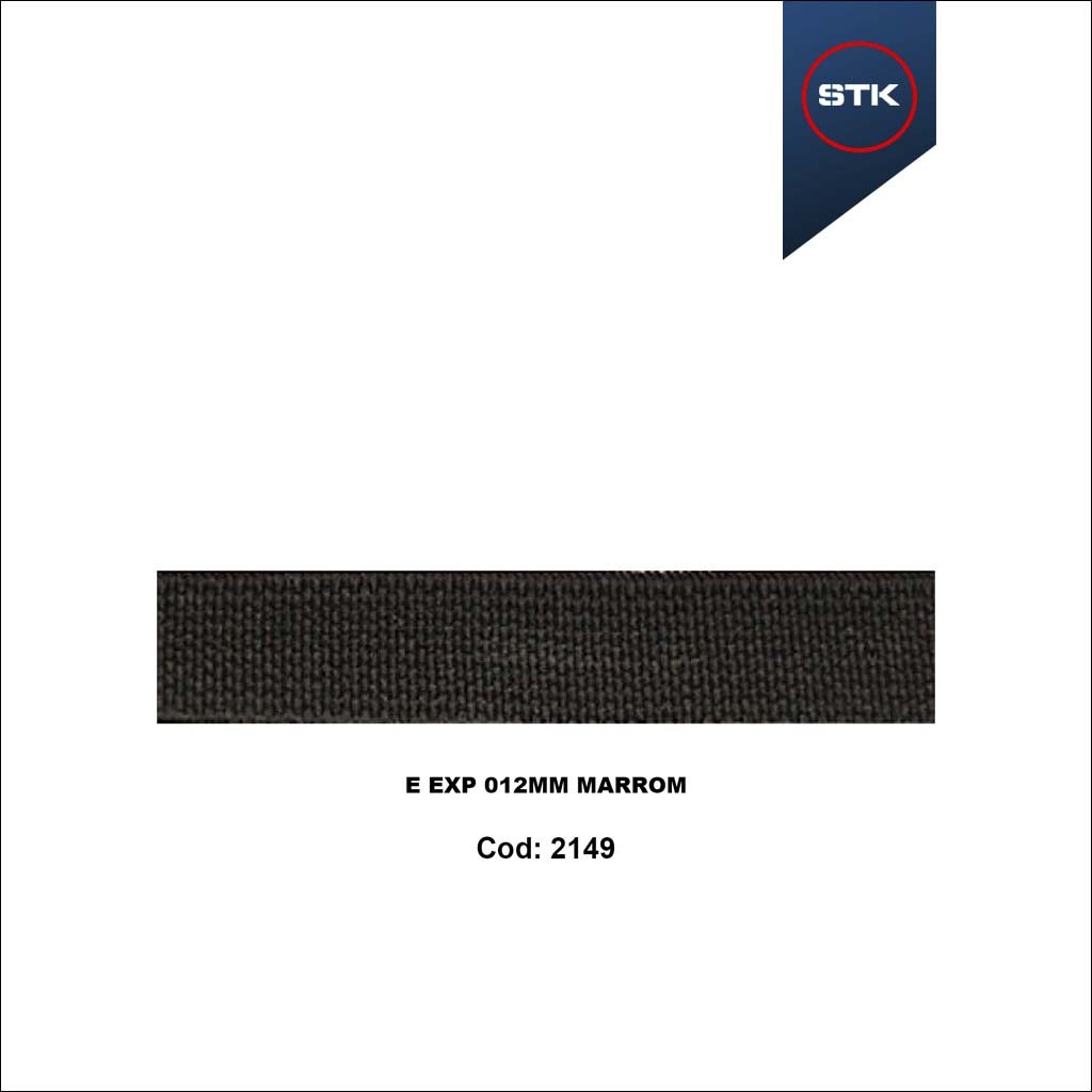 ELÁSTICO STK 156 EXPORTAÇÃO 12MM MARRON